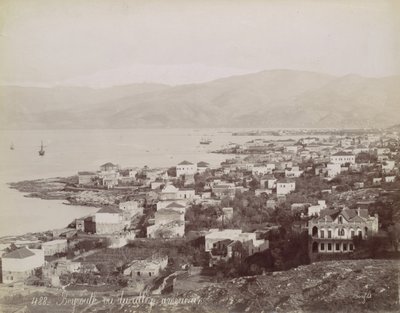 बेरूत। अमेरिकन कॉलेज से देखा गया, सीए। 1870. द्वारा फेलिक्स बोनफिल्स