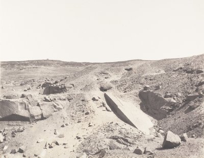 असवान स्येने, ग्रेनाइट खदान - पुरानी निकासी प्रणाली, 1851-52, 1853-54 मुद्रित। द्वारा फेलिक्स टाइनार्ड