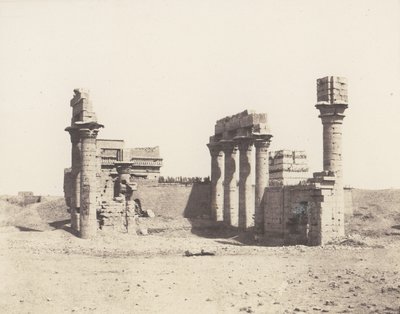 एरमेंट हेर्मोंथिस, वू जेनरेल डेस रुइन्स -टेम्पल एट मम्मिसी, 1851-52, 1853-54 मुद्रित। द्वारा फेलिक्स टाइनार्ड