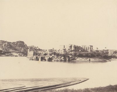 फ़िलेह फिलो का द्वीप, पॉइंट बी, 1851-52 में दक्षिण पूर्व से लिया गया सामान्य दृश्य, 1853-54 छपा। द्वारा फेलिक्स टाइनार्ड