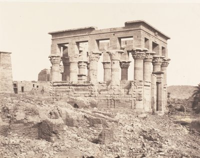 फ़िले फ़िले का द्वीप, ईस्ट ब्लॉक - पॉइंट डी से साइड व्यू, 1851-52, 1853-54 छपा। द्वारा फेलिक्स टाइनार्ड