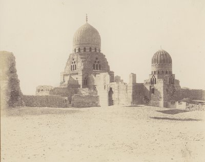 काहिरा, मामलुक सुल्तानों के मकबरे, 1851-52, 1853-54 मुद्रित। द्वारा फेलिक्स टाइनार्ड