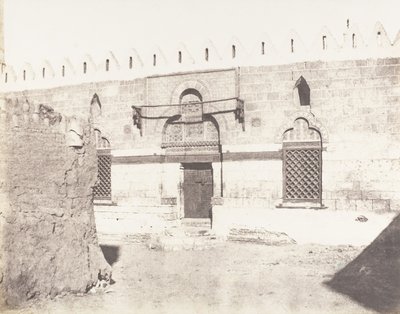 सौआदज, मौराद-बे का मकबरा - मस्जिद में प्रवेश, 1851-52, 1853-54 मुद्रित। द्वारा फेलिक्स टाइनार्ड