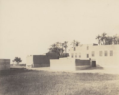 साउट, नील नदी के किनारे अरब आवास, 1851-52, 1853-54 मुद्रित। द्वारा फेलिक्स टाइनार्ड