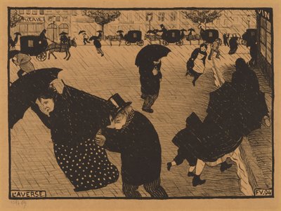 ल'एवर्स द शावर, 1894। द्वारा फेलिक्स वाल्टन