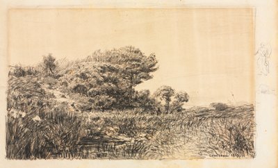 कोर्टन में मार्श का किनारा, 1863। द्वारा फेलिक्स ज़ीम