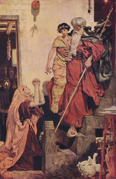 एलिय्याह विधवाओं के बेटे को बहाल करना, 1868, 1947 द्वारा फोर्ड मैडॉक्स ब्राउन