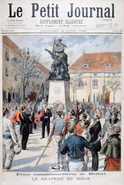 बेलफ़ोर्ट की घेराबंदी, 1896 का स्मारक द्वारा Fortuné Méaulle