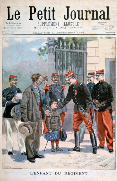 रेजिमेंट का बच्चा, 1898 द्वारा Fortuné Méaulle