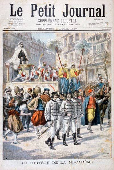 1897 के मध्य लेंट उत्सव का जुलूस द्वारा Fortuné Méaulle