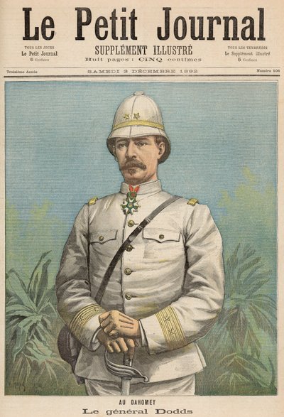 Pet ले पेटिट जर्नल ’से जनरल अल्फ्रेड एमी डोड्स (1842-1922) डाहेमी में, 3 दिसंबर, 4892 को द्वारा फॉर्च्यून लुई मेयुले और हेनरी मेयर