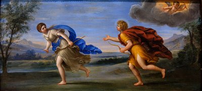 अपोलो और डाफ्ने, सी। 1615-1620 द्वारा Francesco Albani