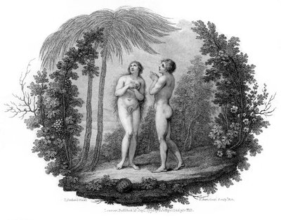 एडम और ईव, 1796। द्वारा फ्रांसेस्को बार्टोलोजी
