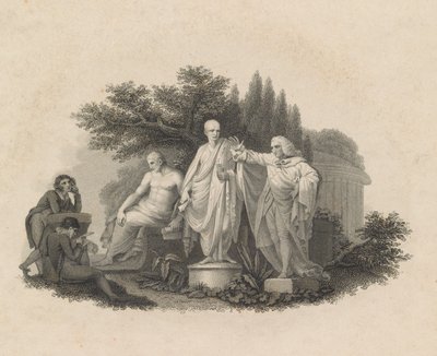 डेमोस्थनीज, सिसरो और विलियम पिट, अर्ल ऑफ चैथम, 1750-1815। द्वारा फ्रांसेस्को बार्टोलोजी