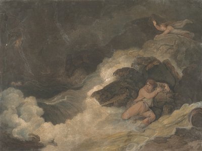 शेक्सपियर का टेम्पेस्ट मैकलिन का ब्रिटिश कवि, 1798। द्वारा फ्रांसेस्को बार्टोलोजी