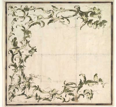 फ़्रेमिंग मोटिफ के लिए डिज़ाइन, 1712-93। द्वारा फ्रांसेस्को गार्डी।