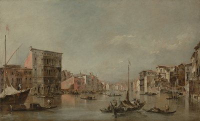 पलाज़ो बेम्बो के साथ वेनिस में ग्रांड नहर, c.1768 द्वारा फ्रांसेस्को गार्डी