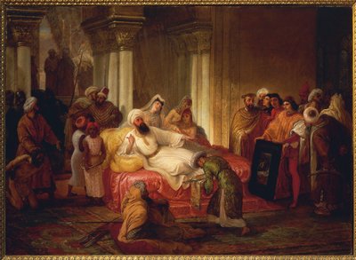 जेंटाइल बेलिनी (1429-1507) और मेहमत II (1430-1481) द्वारा फ्रांसेस्को हेज़