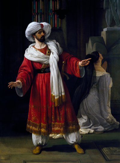 गियोवन्नी डेविड (1790-1864) गियोवन्नी पापिनी (1796-1867) द्वारा गॉल में मेलोड्रामा अरबों में सिकंदर की भूमिका में द्वारा फ्रांसेस्को हेज़