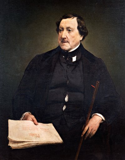 Gioachino Rossini (Pesaro .) का पोर्ट्रेट द्वारा फ्रांसेस्को हेज़