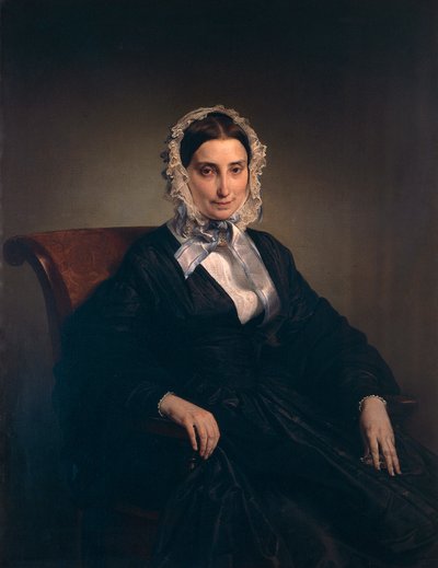फ्रांसेस्को हायेज़ (1791-1882) द्वारा टेरेसा बोर्री (एलेसेंड्रो मंज़ोनी की दूसरी पत्नी) का पोर्ट्रेट द्वारा फ्रांसेस्को हेज़