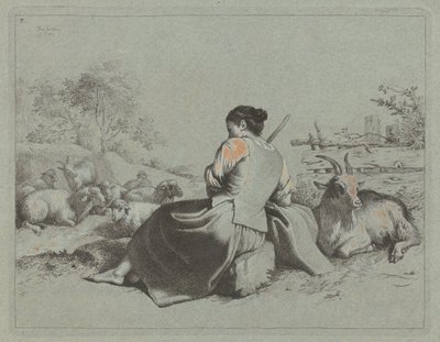 बैठा चरवाहा, 1762। द्वारा फ्रांसेस्को लंदनियो