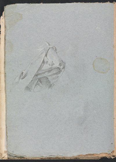 वेरोना स्केचबुक: ड्रॉपी अध्ययन पृष्ठ 10, 1760। द्वारा फ्रांसेस्को लोरेंज़ी
