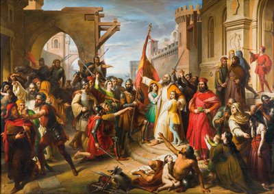 एंकोनेटन्स की शपथ, 1850 के दशक। द्वारा फ्रांसेस्को पॉडेस्टी