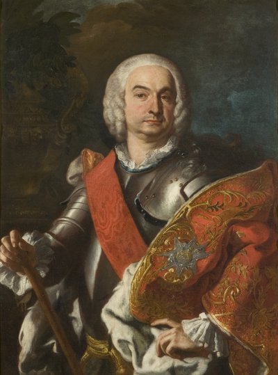 सेंट जेनुअरी के आदेश की एक नाइट, c.1740 (कैनवास पर तेल) द्वारा फ्रांसेस्को सोलिमेना