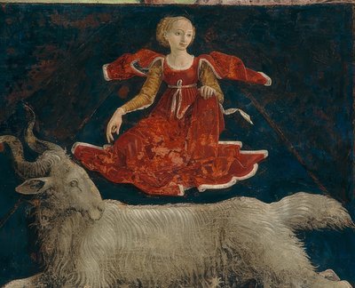 मेष, मार्च के महीने की राशि। लगभग 1469-1470 द्वारा फ्रांसेस्को डेल कोसा