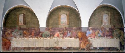 अंतिम रात का खाना (फ्रेस्को द्वारा फ्रांसेस्को डी क्रिस्टोफानो फ्रांस्किबिगियो