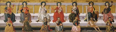 सात गुण, सी। 1450 द्वारा Francesco di Stefano Pesellino