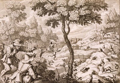 कोनी कैचिंग, वेंसलॉस हॉलर द्वारा उत्कीर्ण, 1671 द्वारा फ्रांसिस बार्लो