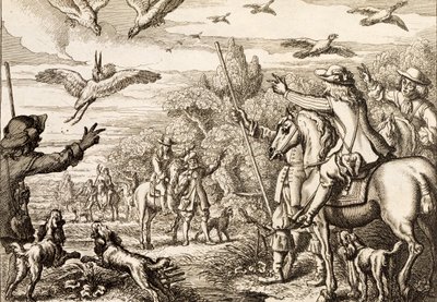 हेन्स हॉकिंग, वेंसलॉस हॉलर द्वारा उत्कीर्ण, 1671 द्वारा फ्रांसिस बार्लो