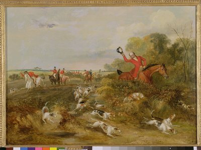 हाउंड्स पर कैपिंग, बैचलर हॉल, 1836 द्वारा फ्रांसिस कैलक्राफ्ट टर्नर