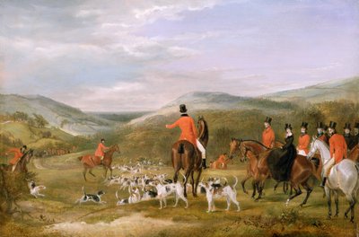 बर्कले हंट, 1842: द मीट द्वारा फ्रांसिस कैलक्राफ्ट टर्नर