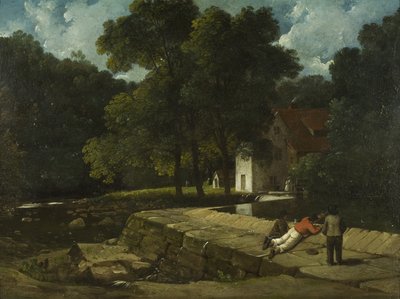 द स्नफ मिल, स्टेपलटन, c.1822 (बोर्ड पर तेल) द्वारा फ्रांसिस डेनबी