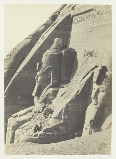 अबू सिंबल, नूबिया, 1857। द्वारा फ्रांसिस फ्रिथ