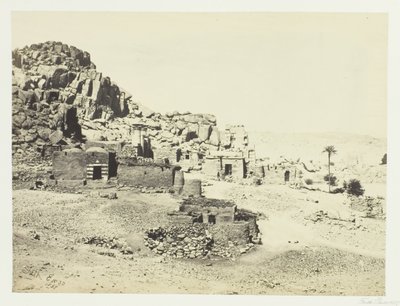 Biggeh पर पुरावशेष, फिलो के सामने, 1857। द्वारा फ्रांसिस फ्रिथ