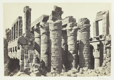 हॉल ऑफ कॉलम, कर्णक, 1857। द्वारा फ्रांसिस फ्रिथ
