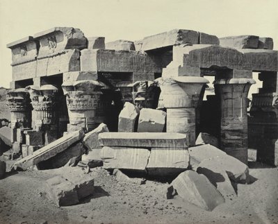 कोम ओम्बो, सी। 1858. द्वारा फ्रांसिस फ्रिथ