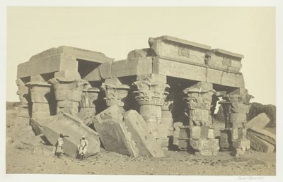 ओम्बो, ऊपरी मिस्र, 1857 में आया। द्वारा फ्रांसिस फ्रिथ
