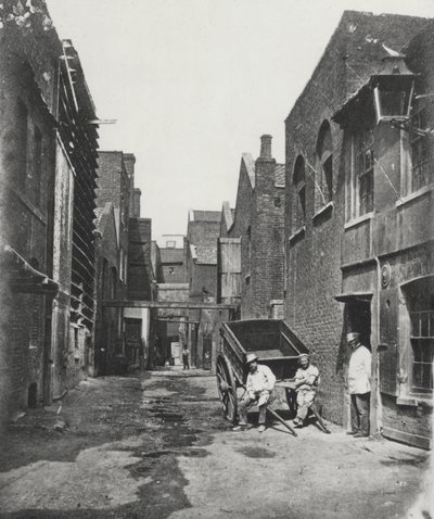 लोअर फोर स्ट्रीट, लैम्बेथ, सी .1860 द्वारा फ्रांसिस फ्रिथ