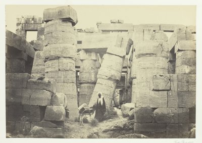 ग्रेट हॉल, कर्णक, 1857 में स्तंभ। द्वारा फ्रांसिस फ्रिथ