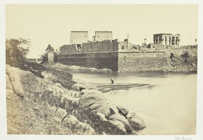 फिलो द्वीप का दक्षिण छोर, 1857। द्वारा फ्रांसिस फ्रिथ