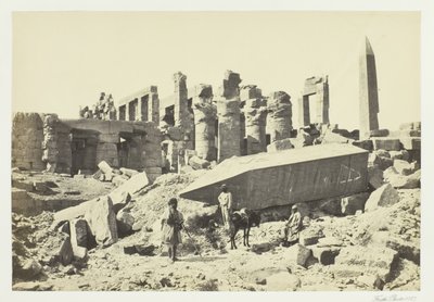 द ब्रोकन ओबिलिस्क, कर्णक, 1857। द्वारा फ्रांसिस फ्रिथ
