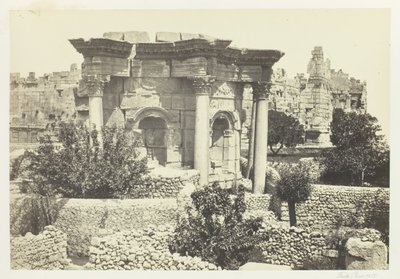 द सर्कुलर टेंपल, बालबेक, 1857। द्वारा फ्रांसिस फ्रिथ