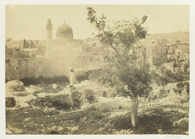 उमर, यरूशलेम की मस्जिद, 1857। द्वारा फ्रांसिस फ्रिथ