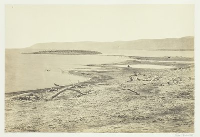 मृत सागर का उत्तरी तट, 1857। द्वारा फ्रांसिस फ्रिथ