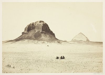 दहशूर के पिरामिड, 1857। द्वारा फ्रांसिस फ्रिथ